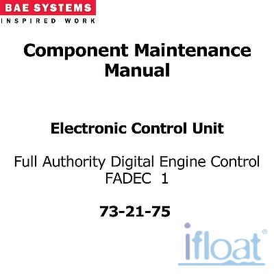 Component Maintenance Manual - BAE Systems - FADEC-2 CFM56-7B - 73-21-75