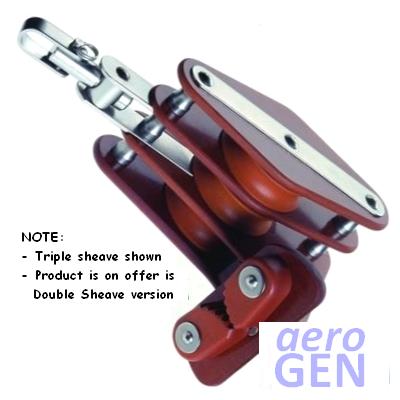 Block - Vang/tackle Fiddle Double Plain - HYE - 37016