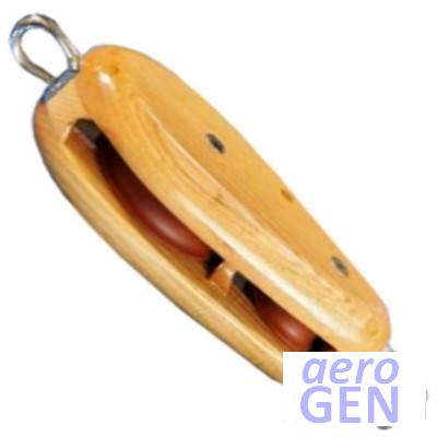 Block - Vang/tackle Fiddle Double Plain - Davey - Standard - 0615-AH-175