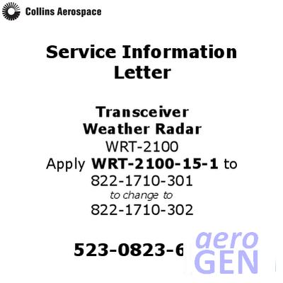 Service Letter - Transceiver - Collins Aerospace - WRT-2100 - 523-0823626