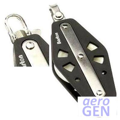 Block - Vang/tackle Fiddle Double Plain - Barton - Variloc - 3480