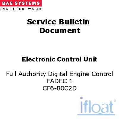 Service Bulletin - BAE Systems - FADEC1/73-005