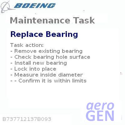 Maintenance Task - Mount Link - Boeing - 7121-37B093