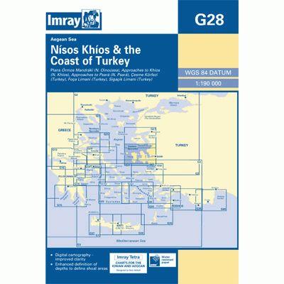 Chart Nautical - Imray - G28 9781846230394