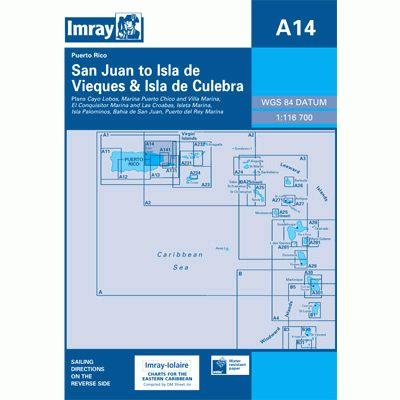 Chart Nautical - Imray - A14 9781846230097