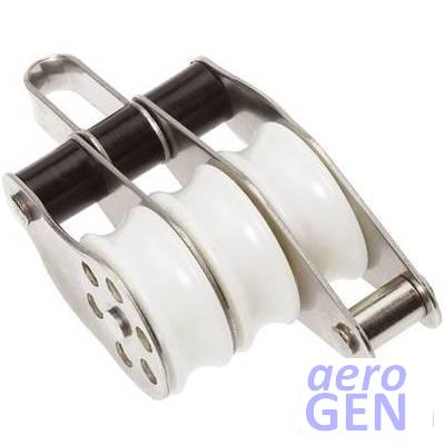 Block - Triple Plain - Barton - Stainless - 95231