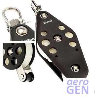 Block - Vang/tackle Fiddle Double Ball - Barton - Variloc - 17481