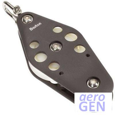 Block - Vang/tackle Fiddle Double Ball - Barton - 15430