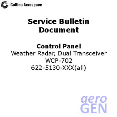 Service Bulletin - Control Panel - Collins Aerospace - WCP-702 - 523-0792814