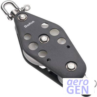 Block - Vang/tackle Fiddle Double Ball - Barton - 16431