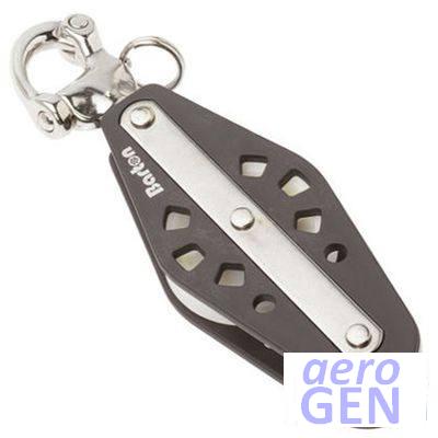 Block - Vang/tackle Fiddle Double Ball - Barton - 14440