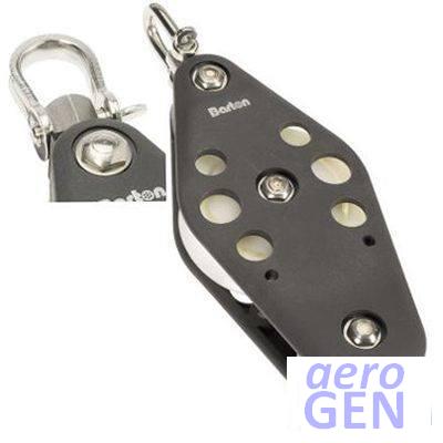 Block - Vang/tackle Fiddle Double Ball - Barton - Variloc - 16480