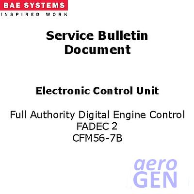 Service Bulletin - BAE Systems - FADEC2/73-021