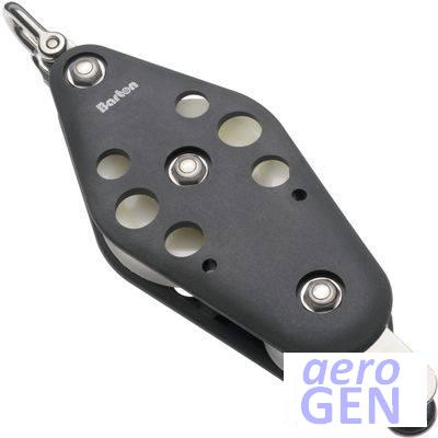 Block - Vang/tackle Fiddle Double Ball - Barton - 15421