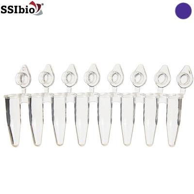 Tube Test - Conical - SSIbio - I Strip - 0.2 ml - Clear Violet - 3247-05