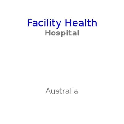 Facility Health - Hospital - Australian - Mannum District Hospital - 0060320X