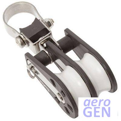 Block - Lead Stanchion Double Plain - Barton - 2290