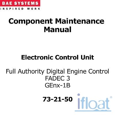 Component Maintenance Manual - BAE Systems - FADEC-3 GEnx-1B - 73-21-50