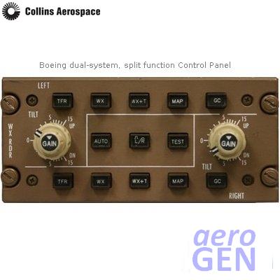 Control Panel - System Weather Radar - Collins Aerospace - WCP-702 - 622-5130-177