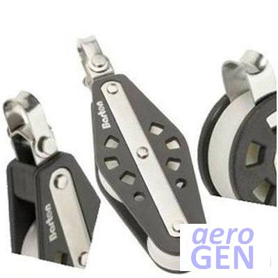 Block - Vang/tackle Fiddle Double Plain - Barton - 2421